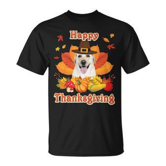 Happy Thanksgiving Labrador Retriever Dog I'm Thankful For T-Shirt | Mazezy