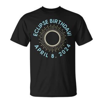 Happy Totality Solar Eclipse April 08 2024 Eclipse Birthday T-Shirt | Mazezy