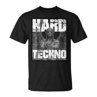 Hard Techno Rave Angel Statue S T-Shirt - Seseable