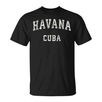 Havana Cuba Vintage Sports Retro T-Shirt - Monsterry CA