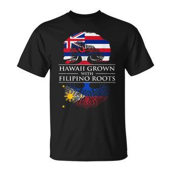 Hawaiian Filipino Hawaii Grown Filipino Roots Heritage T-Shirt - Monsterry CA