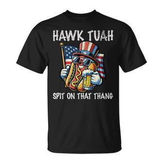 Hawk Tush Spit On That Thang Viral 4Th Of July Wiener Parody T-Shirt - Monsterry