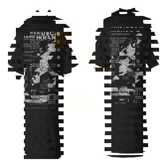 Hawker Hurricane Battle Of Britain Wwii Raf Fighter Plane T-Shirt - Thegiftio