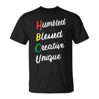 Hbcu African Humbled Blessed Creative Unique Black Pride T-Shirt - Monsterry AU