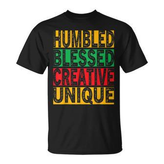 Hbcu Humbled Blessed Creative Unique Cool Hbcu Apparel T-Shirt - Monsterry AU