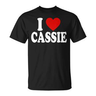 I Heart Love Cassie T-Shirt | Mazezy