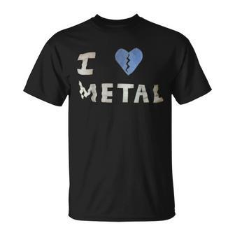 I Heart Metal Photo Derived Image T-Shirt - Monsterry DE