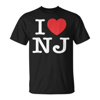 I Heart Nj Love New Jersey T-Shirt - Monsterry DE