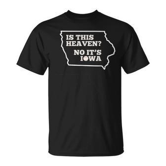Is This Heaven No It's Iowa State Baseball Baseball Field T-Shirt - Monsterry DE