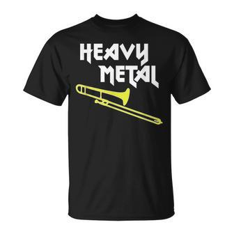 Heavy Metal Marching Band Concert Band Trombone T-Shirt - Monsterry DE