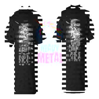 Heavy Metal Unicornio Música Heavy Metal Unicornio Irónico Camiseta unisex - Regaloses