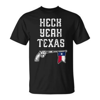 Heck Yeah Texas Southern Slang T-Shirt - Monsterry UK