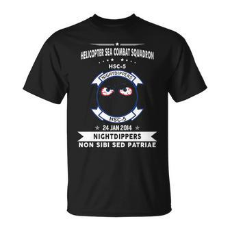 Helicopter Sea Combat Squadron 5 Hsc T-Shirt | Mazezy