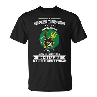 Helicopter Sea Combat Squadron 8 Hsc T-Shirt | Mazezy