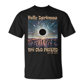 Hello Darkness My Old Friend Solar Eclipse T-Shirt | Mazezy
