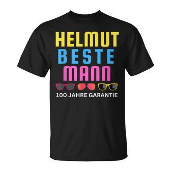 Helmut Beste Mann 100 Jahre Garantie Mallorca Party Schwarz T-Shirt - Seseable