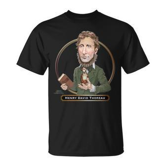 Henry David Thoreau Poet And Philosopher T-Shirt - Monsterry UK