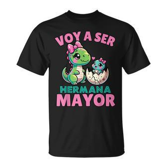 Hermana Mayor Dinosaurio Voy A Ser Hermana Mayor T-Shirt - Monsterry AU