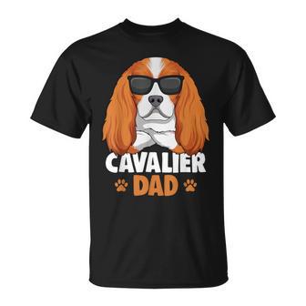 Herren Cavalier King Charles Spaniel Dad Hunde Papa Herrchen T-Shirt - Geschenkecke