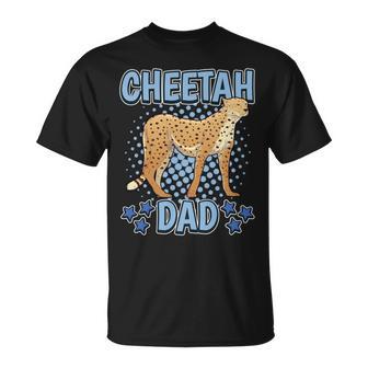 Herren Cheetah Dad Papaatertag Gepard T-Shirt - Geschenkecke