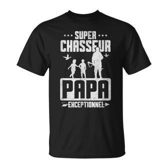 Herren Humor Geschenk Super Jäger Papa Außergewöhnlich Jagdater T-Shirt - Geschenkecke