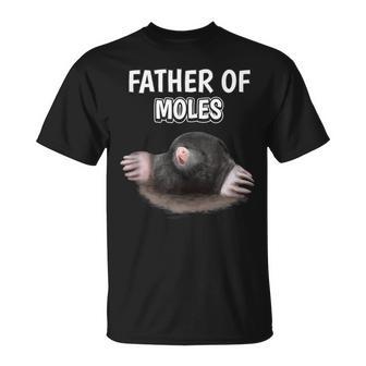 Herren Jungen Father Of Moles Papaatertag Maulwurf T-Shirt - Geschenkecke