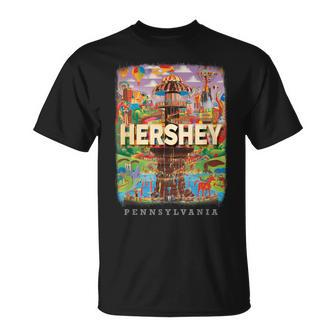Hershey Pennsylvania Pa Chocolate Dreams Sd739 T-Shirt - Monsterry CA