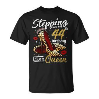High Heels Stepping Into My 44Th Birthday 44 And Fabulous T-Shirt - Monsterry AU