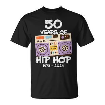 Hip Hop 50Th Anniversary 50 Years Of Hip Hop T-Shirt - Thegiftio UK