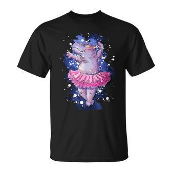 Hippopotamus Hippopotamus Ballet Hippopotamus Fan T-Shirt - Seseable