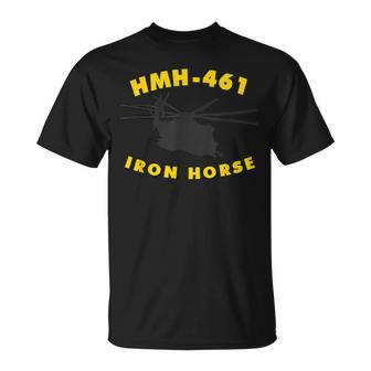 Hmh-461 Iron Horse Ch-53 Super Stallion Helicopter T-Shirt - Monsterry