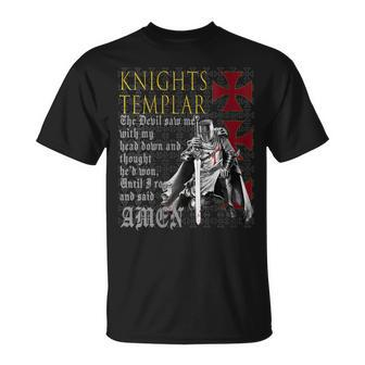 In Hoc Signo Vinces Christian Warrior & Knights Templar T-Shirt - Monsterry DE
