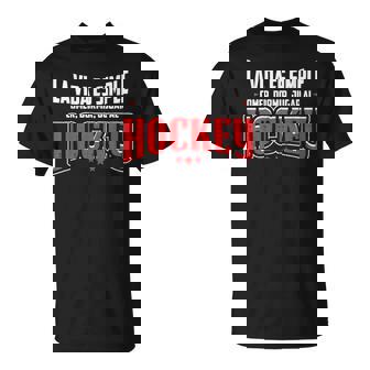 Hockey Entrenador Jugador Deporte Hockey Sobre Hielo Camiseta unisex - Regaloses
