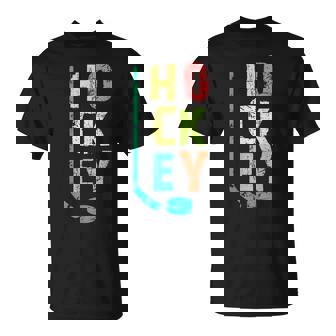 Hockey Retro Hijo Hockey Hielo Niño Camiseta unisex - Regaloses