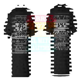 Hombre 44 Cumpleaños Regalo Años Divertido Decoración Abril 1978 Camiseta unisex - Regaloses