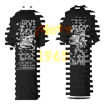 Hombre Moto Todo Un Clásico Desde 1965 Cumpleaños Motero Moto Camiseta unisex - Regaloses