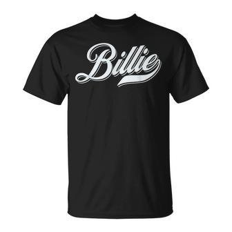 Hombre Niños Idea De Regalo Divertido Humor Nombre Para Billie Camiseta unisex - Regaloses