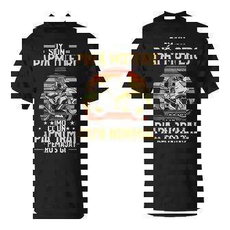 Hombre Soy Un Papà Motero Como Un Papa Normal Pero Mas Guay Camiseta unisex - Regaloses