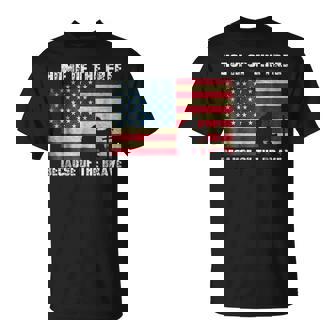 Home Of The Free Because Of The Brave Veterans T-Shirt - Monsterry