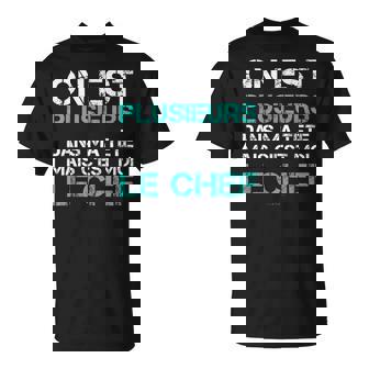 Homme Homme Manche Courte Humour C'est Moi Le Chef T-Shirt - Cadeauxyz