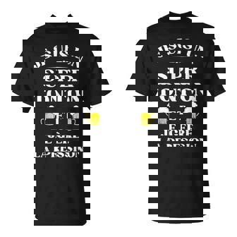 Homme Super Tonton Bière Humour Tonton Drole Humoristique Tonton T-Shirt - Cadeauxyz