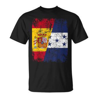 Honduras España Bandera De La Amistad Honduras Camiseta unisex - Regaloses