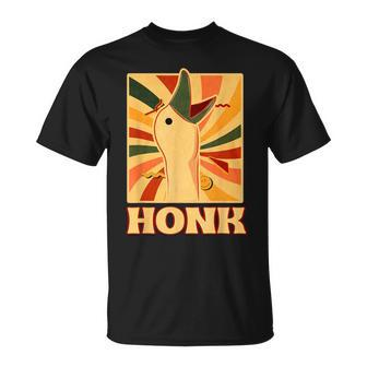 Honk Goose Retro Duck Chicken Meme Idea T-Shirt - Thegiftio UK
