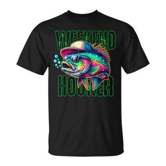 Weekend Hooker Colorful Fish Father Day Love Fishing T-Shirt | Mazezy AU