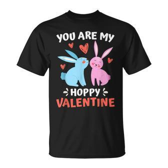 Hoppel Rabbit Ich Liebe Mein Hasen Valentine's Day T-Shirt - Seseable
