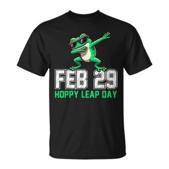 Hoppy Leap Day Frog Leap Year Leapling Humor Pun T-Shirt | Mazezy