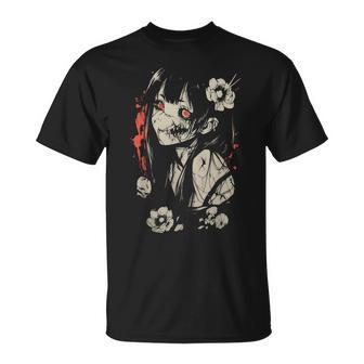 Horror Anime Manga Japan Japanese Creepy Kawaii Goth T-Shirt - Seseable