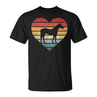 Horse Lover Horseback Riding Equestrian Retro Vintage T-Shirt | Mazezy