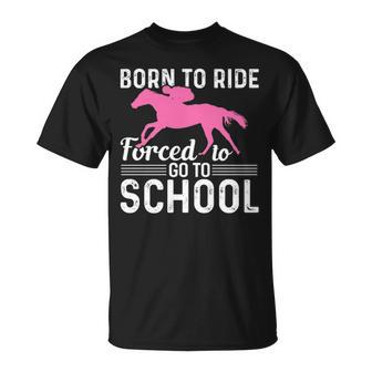 Horseback Riding Girl Horse Girl T-Shirt | Mazezy UK
