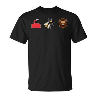 Hose Bee Lion Firefighter Sarcastic Saying T-Shirt - Monsterry